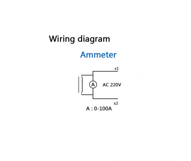 AMPERMETRU DIGITAL PANOU 220V / Θ 22MM