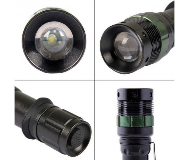 LANTERNA CU LED CREE XM-L T6 , 220V - 12V SH-6652