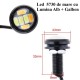 LED AUTO 23MM - 12V , 5730 ALB + GALBEN , 2 BUC/SET