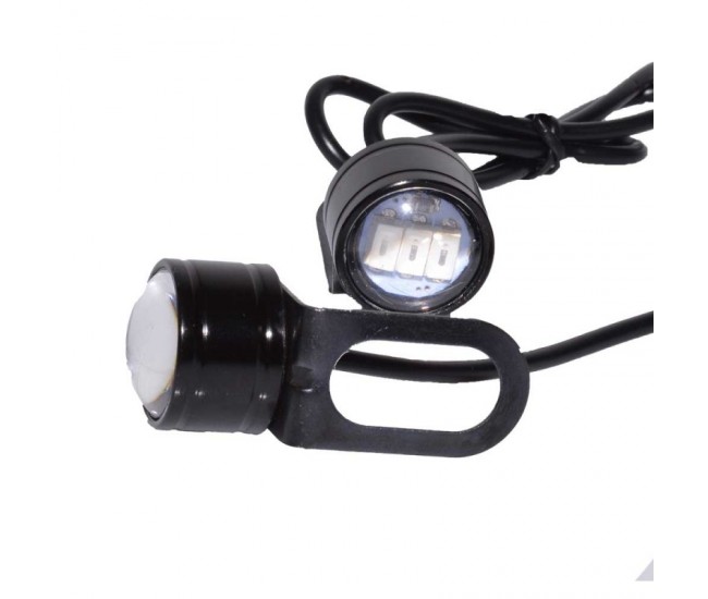 LED AUTO 23MM CU SUPORT / 12V - 9W , 2 BUC/SET , DIVERSE CULORI