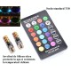 LED AUTO T10 RGB , 12V-W5W + TELECOMANDA