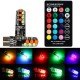 LED AUTO T10 RGB , 12V-W5W + TELECOMANDA