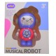 Robot de jucarie muzical, cu muzica si sunete, multicolor - 1139067