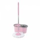 Galeata magic mop LISA ZLN-1389, Mop rotativ 360 grade, Capacitate galeata 12L ROSU - RZLN1389