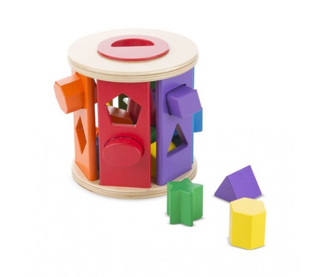 Cilindru sortator de forme melissa and doug