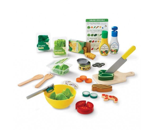 Set de joaca din lemn salate delicioase melissa and doug