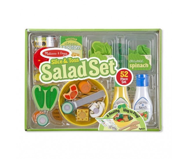 Set de joaca din lemn salate delicioase melissa and doug