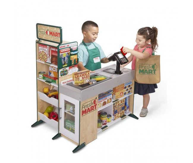 Colt de joaca din lemn supermarket melissa and doug