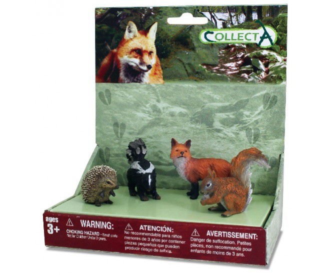 Set 4 figurine animale din padure - collecta