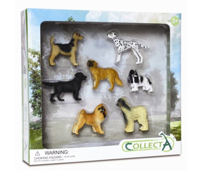 Set 7 figurine caini - collecta