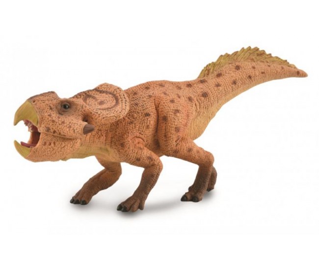 Figurina dinozaur protoceratops pictata manual deluxe 1:6 collecta