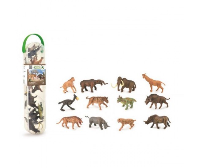 Cutie cu 12 minifigurine animale preistorice