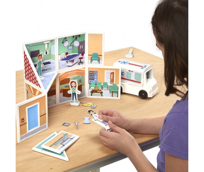 Set magnetic de joaca spitalul - melissa & doug