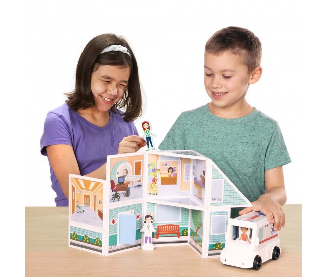 Set magnetic de joaca spitalul - melissa & doug