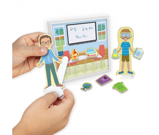 Set magnetic de joaca la scoala - melissa & doug