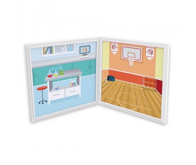 Set magnetic de joaca la scoala - melissa & doug