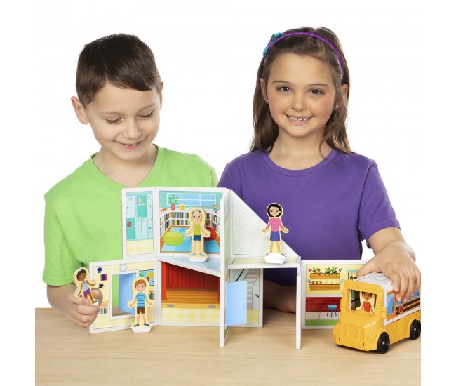 Set magnetic de joaca la scoala - melissa & doug