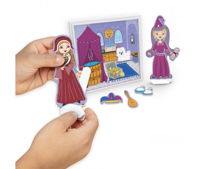 Set de joaca magnetic castel medieval - melissa & doug