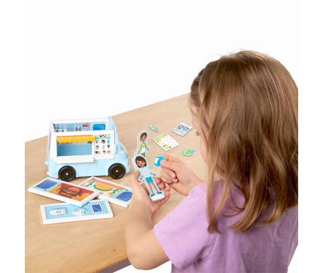 Set de joaca magnetic food truck- melissa & doug