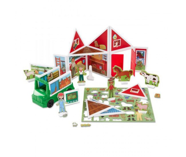 Set magnetic de joaca la ferma - melissa & doug