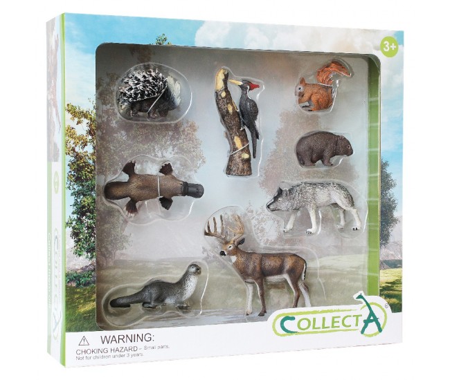 Set de 8 figurine pictate manual woodlands