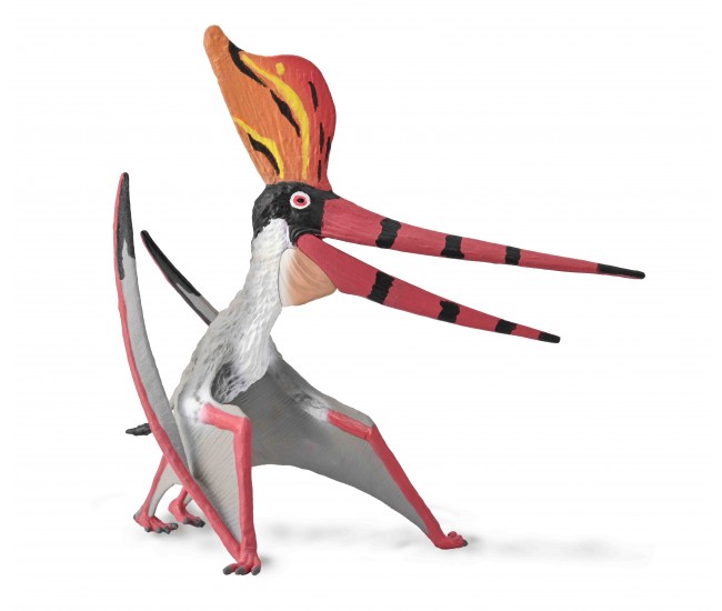 Figurina pictata manual dinozaur pteranodon sternbergi cu mandibula mobila