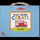 Set de creatie camioane - melissa & doug