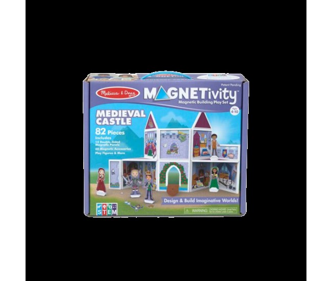 Set de joaca magnetic castel medieval - melissa & doug