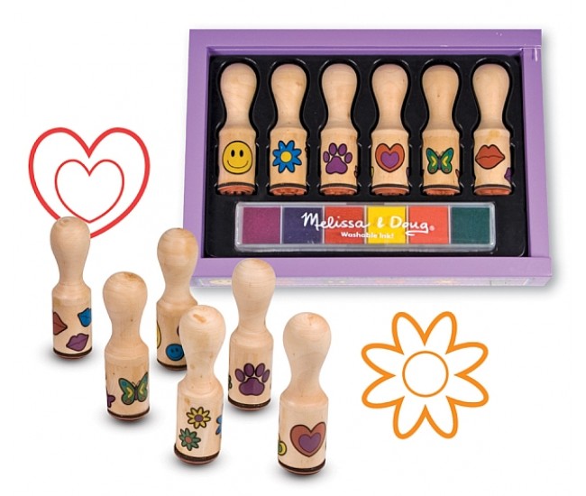 Set de stampile happy handle melissa and doug