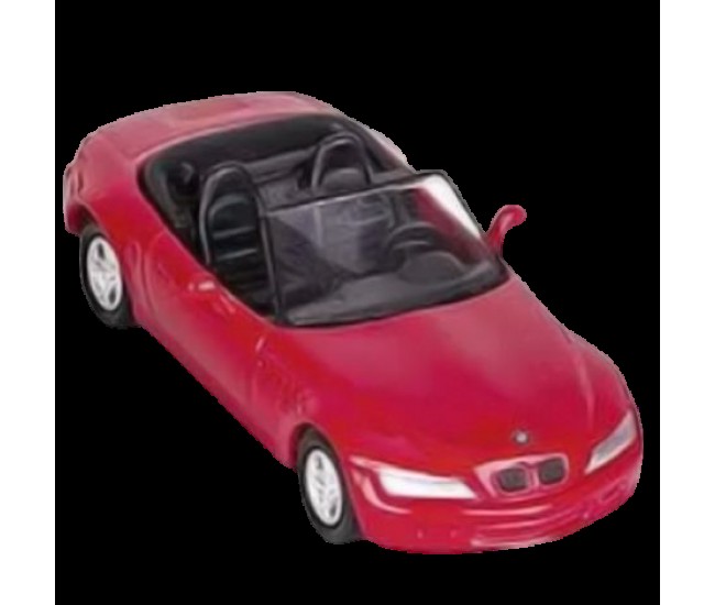 Masinuta die cast 7.5 cm, scara 1:60, bmw rosu