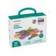 Joc educativ pentru invatarea culorilor palettes, stem, 5-6 ani, miniland educational 32173