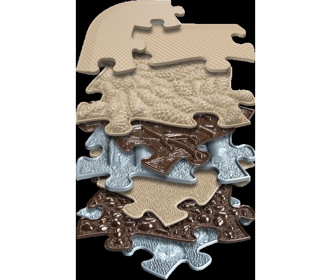 Covoras ortopedic senzorial puzzle set pentru seniori