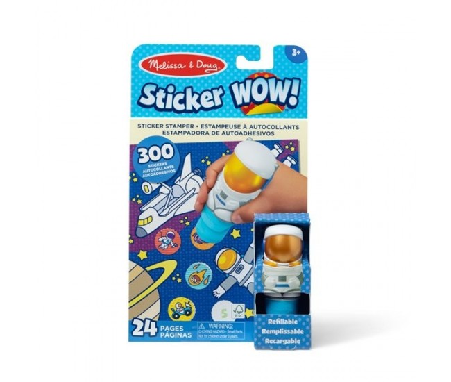 Activitati cu autocolante sticker wow astronaut