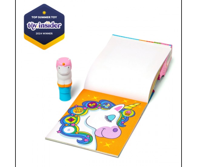 Activitati cu autocolante sticker wow unicorn