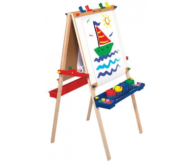 Tabla de scris reglabila sevalet lemn melissa and doug