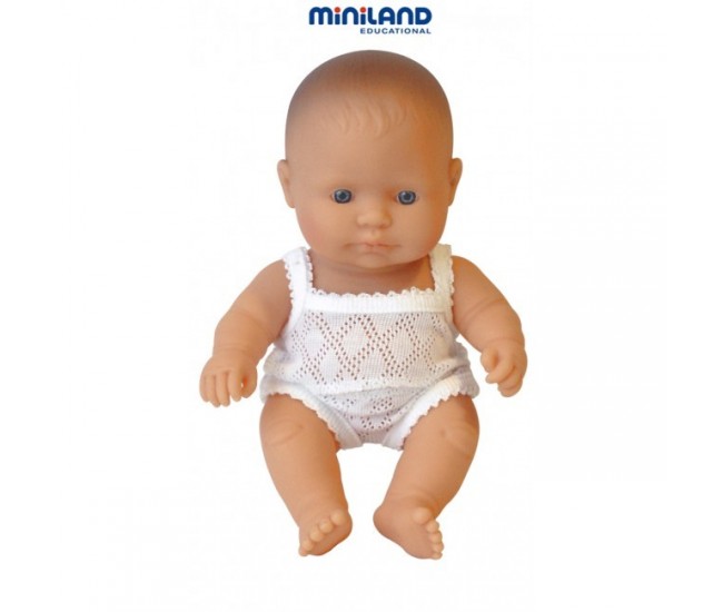 Papusa baby european fata miniland 21cm