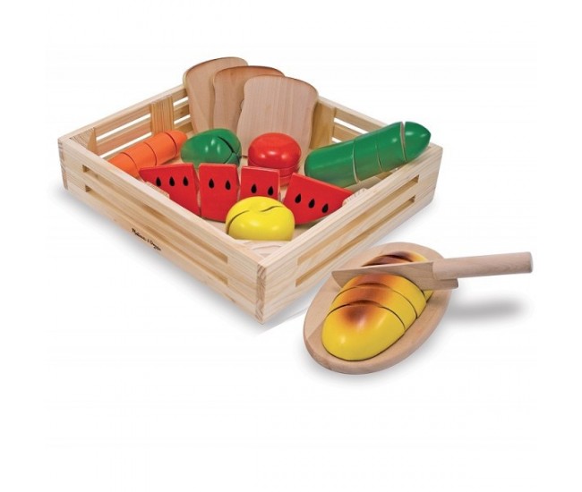 Joc din lemn alimente de feliat melissa and doug