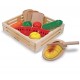 Joc din lemn alimente de feliat melissa and doug