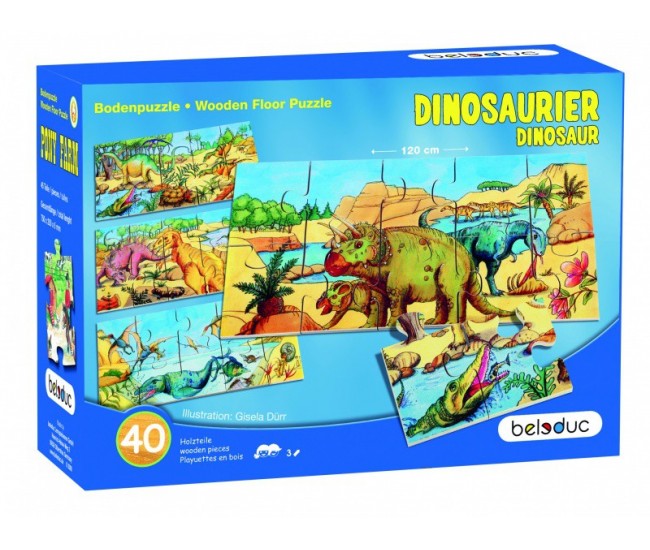 Puzzle de podea dino beleduc