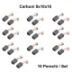 Perii Colectoare Carbuni 8x10x16 - A - 2 Canale / 10Set/Punga