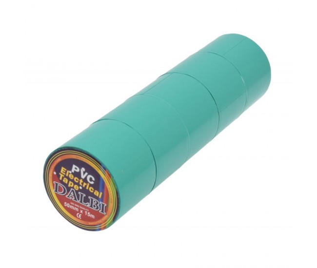 Banda Izolatoare Verde din Pvc 50mm x 15m 5Buc/Set