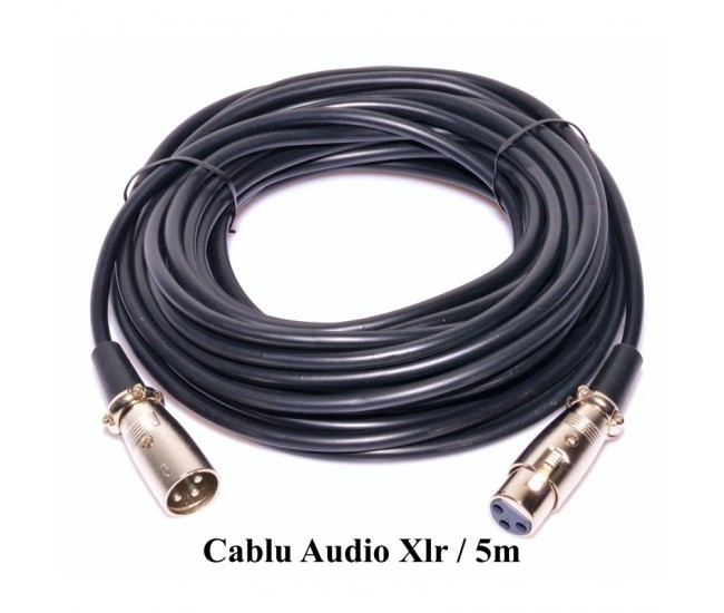 Cablu Audio Xlr Tata - Xlr Mama 3Pini / 5m