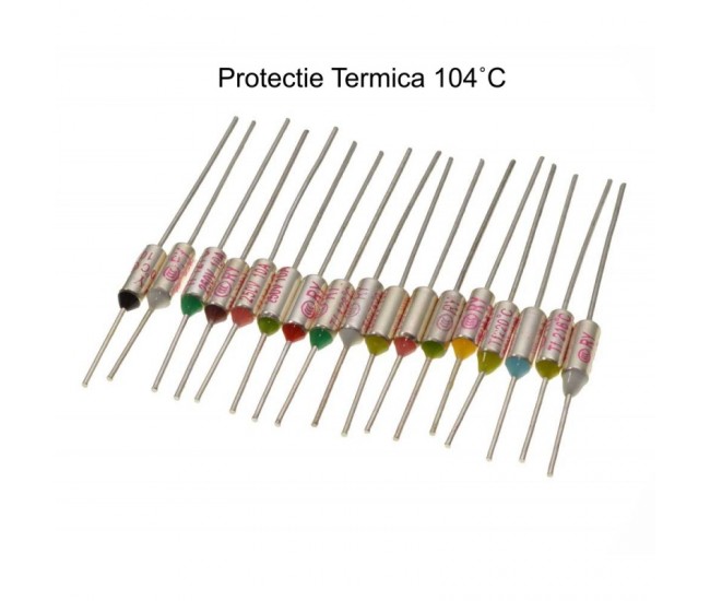 Siguranta Termica 250V - 10A / TF 104°C