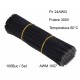 Cablu 15cm Negru 24AWG, 100Buc