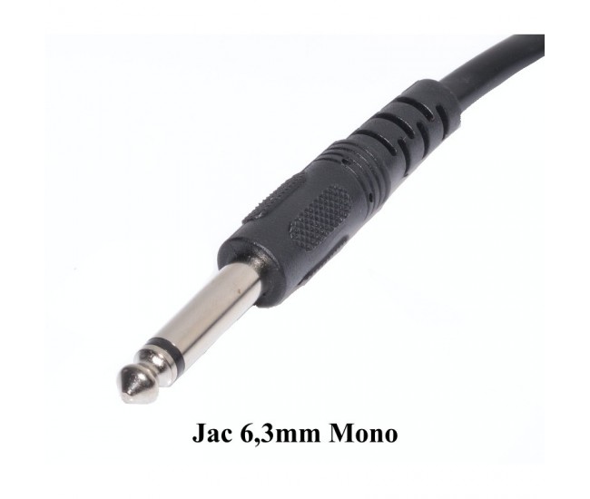 Cablu Audio Jack 6,3mm Tata-Tata/3m