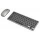 Set Tastatura Slim cu Mouse Wireles si Bluetooth WB-8077