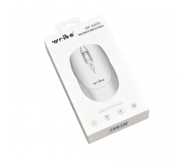 Mouse Optic Dual Mode Bluetooth & Wireless RF - 6400 Weibo / 3200DPI