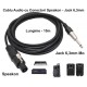 Cablu Audio Jack 6,3 tata MO - Spik-on Tata Prof - 6mm / 10m