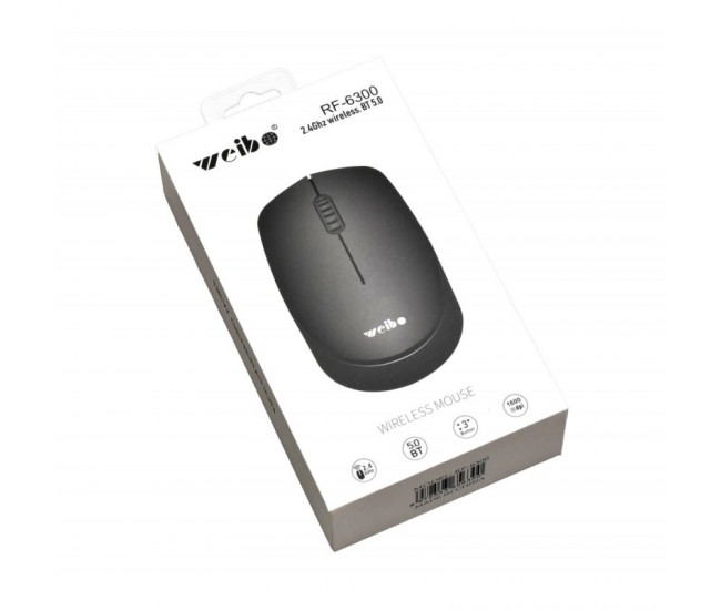 Mouse Optic Wireless RF - 6300 Weibo 1600DPI