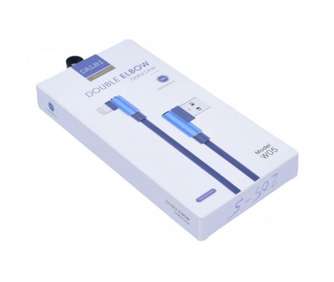 Cablu de Date USB - iPhone Lightning la 90˚ Panzat - W05